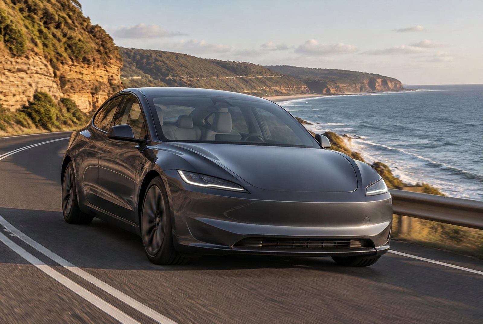 Current-generation 2026 Tesla Model 3 available for weekend hire from Sydney